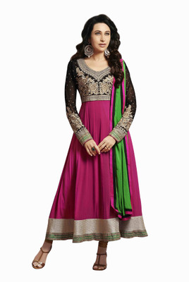 Raagvi Georgette Embroidered Semi-stitched Salwar Suit Dupatta Material, Dark pink
Raagvi Georgette Embroidered Semi-stitched Salwar Suit Dupatta Material, Dark pink