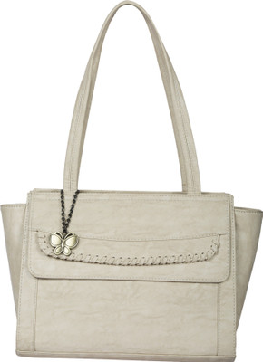 Butterflies Hand-held Bag(Beige)
