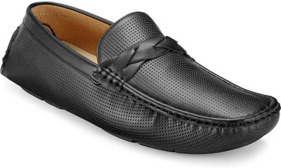 ALTERATE ALTERATE MEN'S Black Loafers Loafers For Men(Black