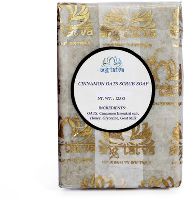 ANG-TATVA CINNAMON OATS SCRUB SOAP(125 g, Pack of 2)
