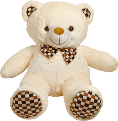 Ultra Polka Teddy Bear Soft Toy Cream - 24 inch(Cream)