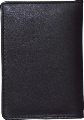 Style 98 Men Black Genuine Leather Card Holder(5 Card Slots)