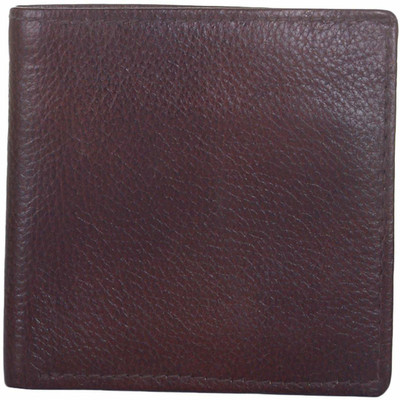 Leatherman Men Brown Genuine Leather Wallet(11 Card Slots)