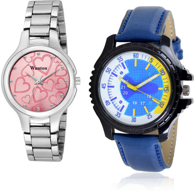 Wanton Pink color official stylish women watch with Blue stylish Blue eye catcher design dial combo couple watch Exclusive collection watches Watch - For Boys & Girls
Wanton Pink color official stylish women watch with Blue stylish Blue eye catcher design dial combo couple watch Exclusive collection watches Watch - For Boys & Girls