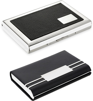Flipkart SmartBuy Combo of 1 New Pocket Sized Metal Professional Black ATM card holder Special Edition & 1 Elegant Business ATM / ID / DEBIT / CREDIT / VISITNG 10 Card Holder(Set of 2, Multicolor)
Flipkart SmartBuy Combo of 1 New Pocket Sized Metal Professional Black ATM card holder Special Edition & 1 Elegant Business ATM / ID / DEBIT / CREDIT / VISITNG 10 Card Holder(Set of 2, Multicolor)