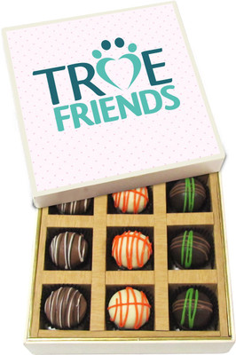 Chocholik Friendship Gift - True Friends - Dark, Milk, White Chocolate - 9pc Truffles(135 g)
Chocholik Friendship Gift - True Friends - Dark, Milk, White Chocolate - 9pc Truffles(135 g)