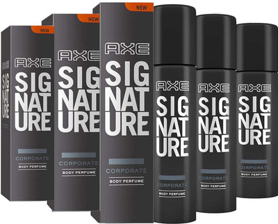 AXE CORPORATE BODY PERFUME 122 ML Deodorant Spray - For Men & Women(366 ml, Pack of 3)
AXE CORPORATE BODY PERFUME 122 ML Deodorant Spray - For Men & Women(366 ml, Pack of 3)