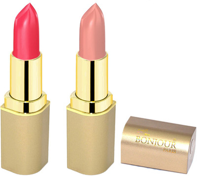 Bonjour Paris Creamy Matte Lipsticks D14(nude, light pink, 8 g)