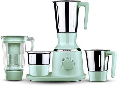 Butterfly Present Spectra with 4 Jars 750 W Green color Unbreakable polycarbonate outer shell and SS inner shell jars 750 W Juicer Mixer Grinder(Green, 4 Jars)
Butterfly Present Spectra with 4 Jars 750 W Green color Unbreakable polycarbonate outer shell and SS inner shell jars 750 W Juicer Mixer Grinder(Green, 4 Jars)