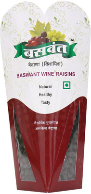 Baswant Special Red Wine Seeded Black Raisins | Kishmish | Dry Grapes - 250 grams Raisins(250 g, Box)
Baswant Special Red Wine Seeded Black Raisins | Kishmish | Dry Grapes - 250 grams Raisins(250 g, Box)