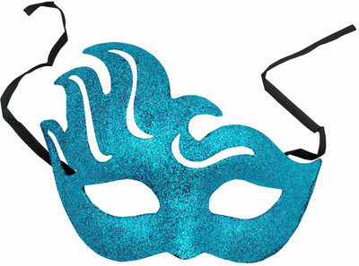Funcart Glitter Blue Color Mask, (1pcs/pack)