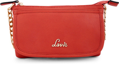 Lavie Women Evening/Party Pink Leatherette Sling Bag