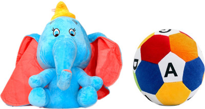 DINAARKAN COMBO OF BLUE BABY ELEPHANT STUFFED SOFT PLUSH TOY WITH LARGE EARS 80 cm AND ABC SOFT BALL TOY 21 cm - 56 cm(Multicolor)
DINAARKAN COMBO OF BLUE BABY ELEPHANT STUFFED SOFT PLUSH TOY WITH LARGE EARS 80 cm AND ABC SOFT BALL TOY 21 cm - 56 cm(Multicolor)