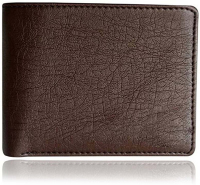 Wildland Men Brown Artificial Leather Wallet(10 Card Slots)