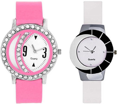 Rage Enterprise New Stylish Pink Diamond White Half Chand Men & Women Watch - For Girls
Rage Enterprise New Stylish Pink Diamond White Half Chand Men & Women Watch - For Girls