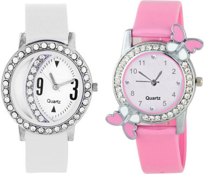 Rage Enterprise New Stylish White & Pink Diamond Butterfly Dial Men & Women Watch - For Girls
Rage Enterprise New Stylish White & Pink Diamond Butterfly Dial Men & Women Watch - For Girls