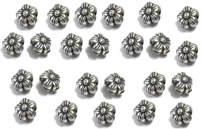 Sparkle 100 PCS Beads of 9.5 MM in Copper Metal with Silver Oxidized Colour
Sparkle 100 PCS Beads of 9.5 MM in Copper Metal with Silver Oxidized Colour