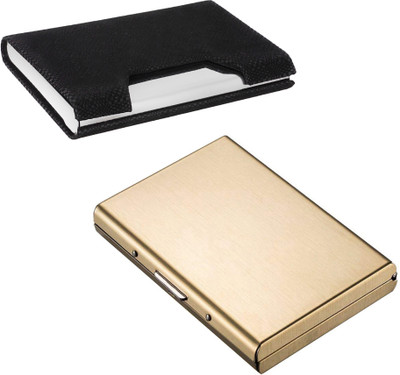Flipkart SmartBuy Combo of 1 Matt Golden Smart ATM card holder Limited Edition & 1 Business Unique ATM / ID / DEBIT / CREDIT / VISITNG 10 Card Holder(Set of 2, Multicolor)
Flipkart SmartBuy Combo of 1 Matt Golden Smart ATM card holder Limited Edition & 1 Business Unique ATM / ID / DEBIT / CREDIT / VISITNG 10 Card Holder(Set of 2, Multicolor)
