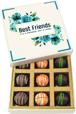 Chocholik It' S a Promise, Not a Label - Dark, Milk, White Chocolate Truffles - 9pc Truffles(135 g)
Chocholik It' S a Promise, Not a Label - Dark, Milk, White Chocolate Truffles - 9pc Truffles(135 g)
