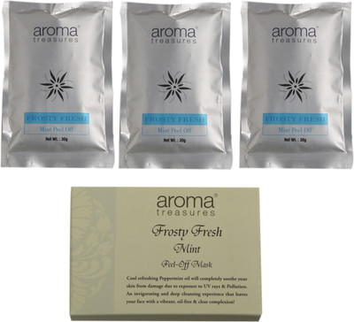 Aroma Treasures ~ Frost Fresh Mint Peel Off Mask ~ Pack of 3 ~ 3 x 30 g = 90 g(90 g)
Aroma Treasures ~ Frost Fresh Mint Peel Off Mask ~ Pack of 3 ~ 3 x 30 g = 90 g(90 g)