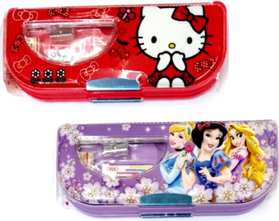 S2KCrafts S2KC-1109 hello kitty, Princess Barbie S2KC-1109 hello kitty, Princess Barbie magnet plastic pencil box, hello kitty red & Princess Barbie Purple, stationery kit inside the box Art Plastic Pencil Boxes(Set of 2, Red, Purple)
S2KCrafts S2KC-1109 hello kitty, Princess Barbie S2KC-1109 hello kitty, Princess Barbie magnet plastic pencil box, hello kitty red & Princess Barbie Purple, stationery kit inside the box Art Plastic Pencil Boxes(Set of 2, Red, Purple)