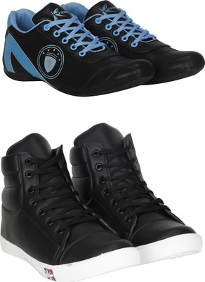 Knot n Lace Combo Pack of 2 Casual Sneakers Sneakers For Men(Black, Black, Black::blacksky
Knot n Lace Combo Pack of 2 Casual Sneakers Sneakers For Men(Black, Black, Black::blacksky