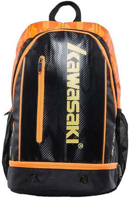 kawasaki Badminton Bag KBB-8257 (Orange), (Back-Pack)(Orange, Backpack)
