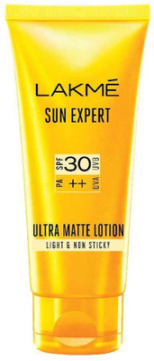 Lakme Sun Expert SPF 30 PA++ Ultra Matte Lotion, 100 ml - SPF 30 PA++(100 ml)