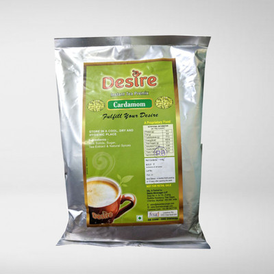 Desire Cardamom instant premix tea for manual and vending machine usage Cardamom Tea Pouch(1000 g)
Desire Cardamom instant premix tea for manual and vending machine usage Cardamom Tea Pouch(1000 g)