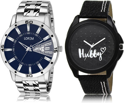 LOREM LR31-102 COMBO Black & Blue Round Boy's Leather & Metal Bracelet Watch - For Men
LOREM LR31-102 COMBO Black & Blue Round Boy's Leather & Metal Bracelet Watch - For Men
