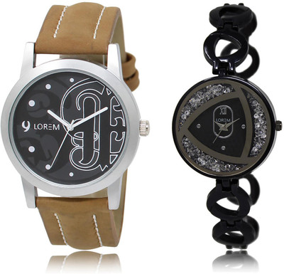LOREM LR14-237 COMBO Silver & Black Round Boy's & Girl's Metal Bracelet & Leather Watch - For Men & Women
LOREM LR14-237 COMBO Silver & Black Round Boy's & Girl's Metal Bracelet & Leather Watch - For Men & Women