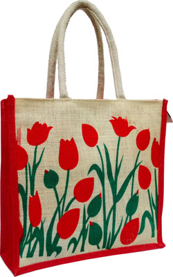 styles creation Red Flowers Print Premium Quality Designer Stylish Trendy Jute Lunch Bag for Lunch/Return Gift/Everyday use (Normal Size) Waterproof Lunch Bag(Red, Green, White, 12 inch)
styles creation Red Flowers Print Premium Quality Designer Stylish Trendy Jute Lunch Bag for Lunch/Return Gift/Everyday use (Normal Size) Waterproof Lunch Bag(Red, Green, White, 12 inch)
