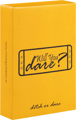 Intelligent Idiots Will You Dare Cards, Multiple Card To Select For Dare(Multicolor)
Intelligent Idiots Will You Dare Cards, Multiple Card To Select For Dare(Multicolor)