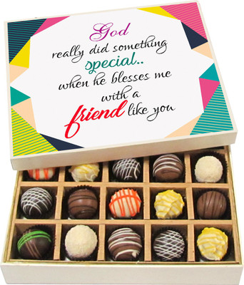 Chocholik God Really Did Something Special - Dark, Milk, White Chocolate Truffles - 20pc Truffles(300 g)
Chocholik God Really Did Something Special - Dark, Milk, White Chocolate Truffles - 20pc Truffles(300 g)