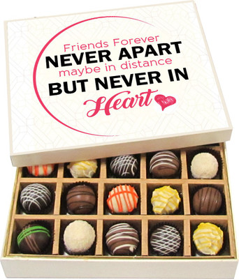 Chocholik Friends Forever Never Apart - Dark, Milk, White Chocolate Truffles - 20pc Truffles(300 g)
Chocholik Friends Forever Never Apart - Dark, Milk, White Chocolate Truffles - 20pc Truffles(300 g)