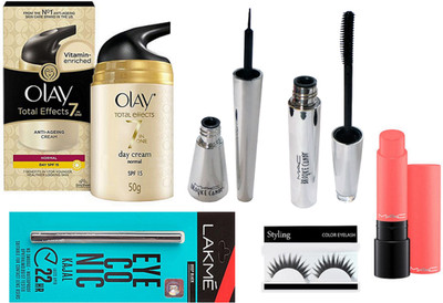 Styling Eyelashes WIth Mac Brooke Candy Eyeliner & Mascara And Eyeconic Kajal,Olay Total Effect 7 in one Anti-Ageing Cream 50 gm(Set of 6)
Styling Eyelashes WIth Mac Brooke Candy Eyeliner & Mascara And Eyeconic Kajal,Olay Total Effect 7 in one Anti-Ageing Cream 50 gm(Set of 6)