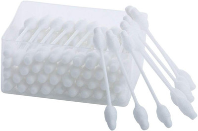 Baybee Buds 100 Pcs White Plastic Stick Cotton Swabs | Double Tipped Premium 100% Cotton - Pack of 2(Pack of 200)
Baybee Buds 100 Pcs White Plastic Stick Cotton Swabs | Double Tipped Premium 100% Cotton - Pack of 2(Pack of 200)