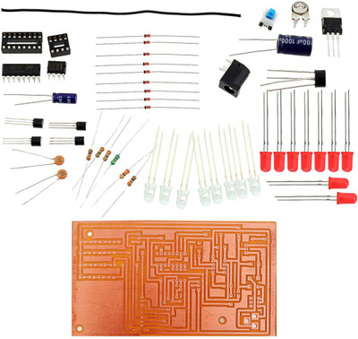 KitsGuru LED Based Running Display LGKT087 Educational Electronic Hobby Kit