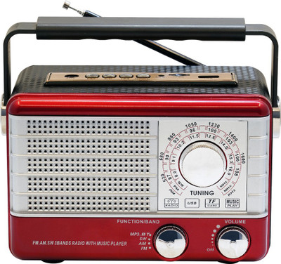 WIZZIT Premium Quality Vintage / Retro Style Bluetooth Speaker, Portable Wireless Bluetooth Speaker BoomBox with MP3 / MP4 /FM /Bluetooth/ AUX/ TF Card / Radio/USB ( Black ) FM Radio(Red)
WIZZIT Premium Quality Vintage / Retro Style Bluetooth Speaker, Portable Wireless Bluetooth Speaker BoomBox with MP3 / MP4 /FM /Bluetooth/ AUX/ TF Card / Radio/USB ( Black ) FM Radio(Red)