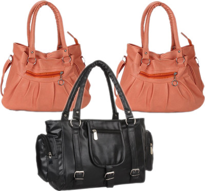 Mountrex Shoulder Bag(Pink, Black), Black;pink