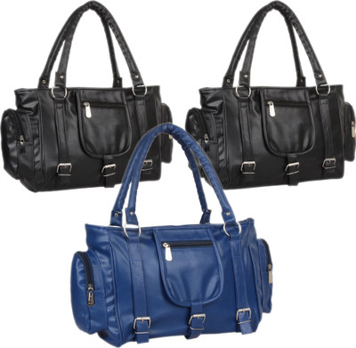 Mountrex Shoulder Bag(Black, Blue)