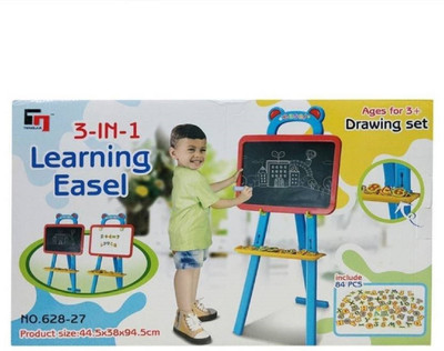 M.A.PRODUCTS 3 In 1 Double Sided Educational Magnetic White Chalk Board Learning Easel For Kids 84 Pcs (Multicolor)(Multicolor)
M.A.PRODUCTS 3 In 1 Double Sided Educational Magnetic White Chalk Board Learning Easel For Kids 84 Pcs (Multicolor)(Multicolor)