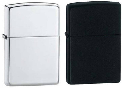 BISMAADH EARTH BLACK & SILVER LIGHTER Pocket Lighter(BLACK, SILVER)