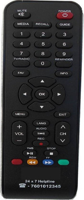VBEST SUNDIRECT HD STB Remote Controller(Black)