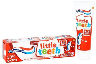 Aqua Fresh Little Theeth 3-5 Year 75ml Toothpaste(75 g)