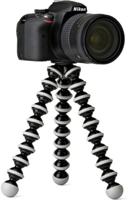 SG Retails Hub Gorilla Tripod 10" - Fully Flexible Foldable Octopus Mini Tripod Stand (Big 10 Inch Height) for Mobile Camera , DSLR , Smartphone & Action Cameras | Twist It | Bend It | Tilt It | With Universal Mobile Monopod "Mount Adapter" Monopod (Black
SG Retails Hub Gorilla Tripod 10" - Fully Flexible Foldable Octopus Mini Tripod Stand (Big 10 Inch Height) for Mobile Camera , DSLR , Smartphone & Action Cameras | Twist It | Bend It | Tilt It | With Universal Mobile Monopod "Mount Adapter" Monopod (Black