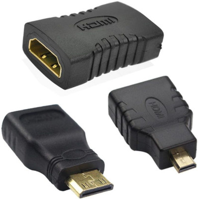finest Hdmi Female To Female Coupler Adapter Joiner Converter Jointer Connector 1080p Full Hd High Speed Hdmi To Hdmi Mini Hdmi Micro Set USB Adapter(Black)
finest Hdmi Female To Female Coupler Adapter Joiner Converter Jointer Connector 1080p Full Hd High Speed Hdmi To Hdmi Mini Hdmi Micro Set USB Adapter(Black)