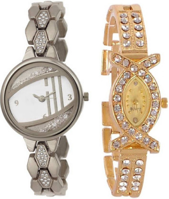 iDIVAS Silver crystal studded bracelet strap beautiful LOOK PARIS STYLO COLLECTION Watch - For Women
iDIVAS Silver crystal studded bracelet strap beautiful LOOK PARIS STYLO COLLECTION Watch - For Women