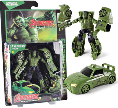 GoMerryKids HULK Transformation Deformation Car Truck Avengers Age of Ultron Action Figure Transformers Toy (Green)(Green)
GoMerryKids HULK Transformation Deformation Car Truck Avengers Age of Ultron Action Figure Transformers Toy (Green)(Green)