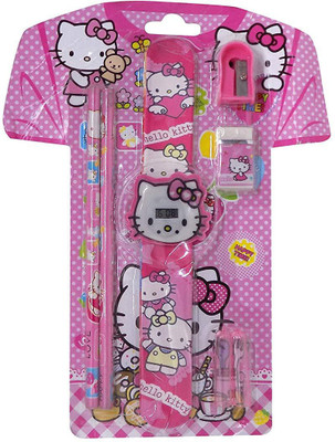 INAAYA Kitty Desighn School Stationary For School Girl Kid, Pencil, Sharpner, Eraser And Scale , Pink, 30 Grams, Set of 5, Pack of 1
INAAYA Kitty Desighn School Stationary For School Girl Kid, Pencil, Sharpner, Eraser And Scale , Pink, 30 Grams, Set of 5, Pack of 1
